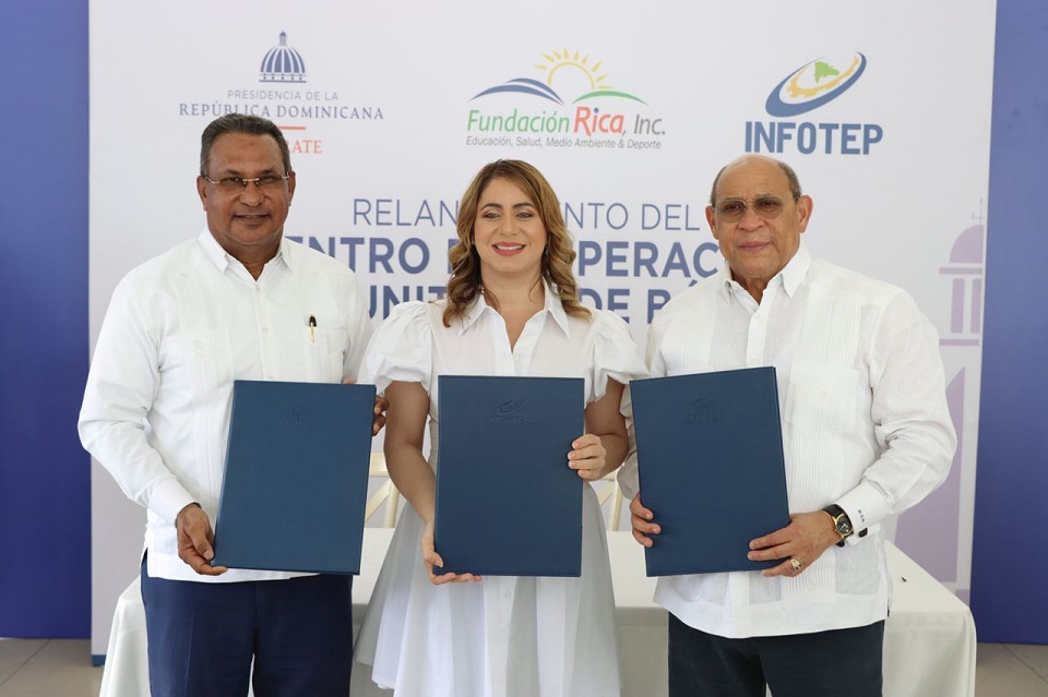 Superate Fundacion Rica e INFOTEP se unen por el desarrollo de Villa Altagracia con relanzamiento de Centro de SuperacionComunitaria