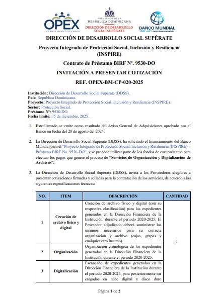 Servicios de Organización y Digitalización de Archivos