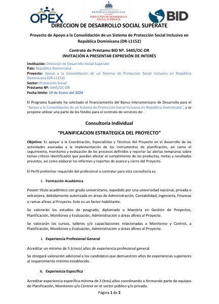 PLANIFICACION ESTRATEGICA DEL PROYECTO