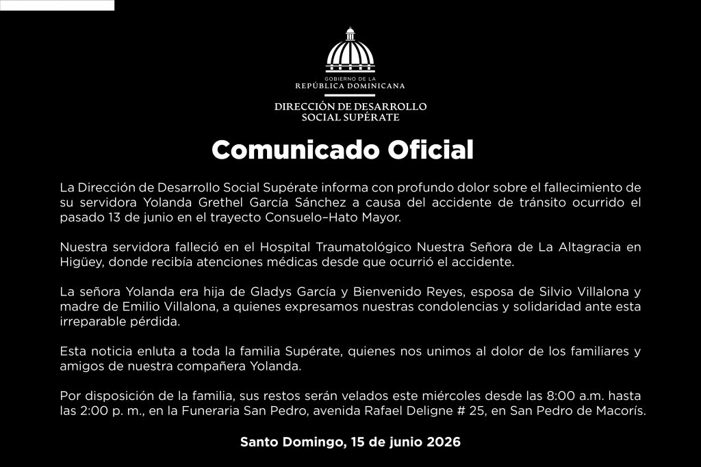 Comunicado oficial